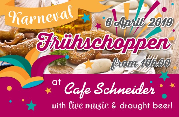 Cafe Schneider_Karneval Frühschoppen Anzeige-01